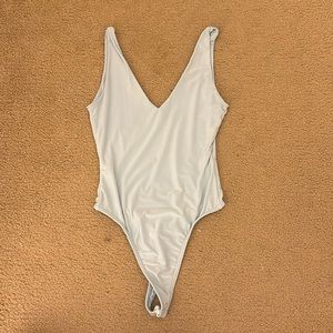 Missguided light blue bodysuit